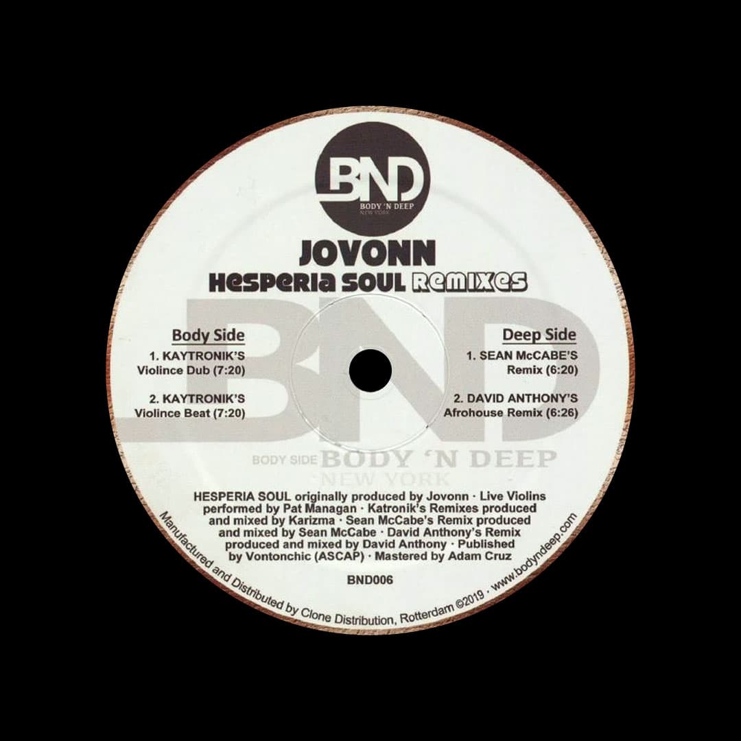 Jovonn - Hesperia Soul Remixes - 12