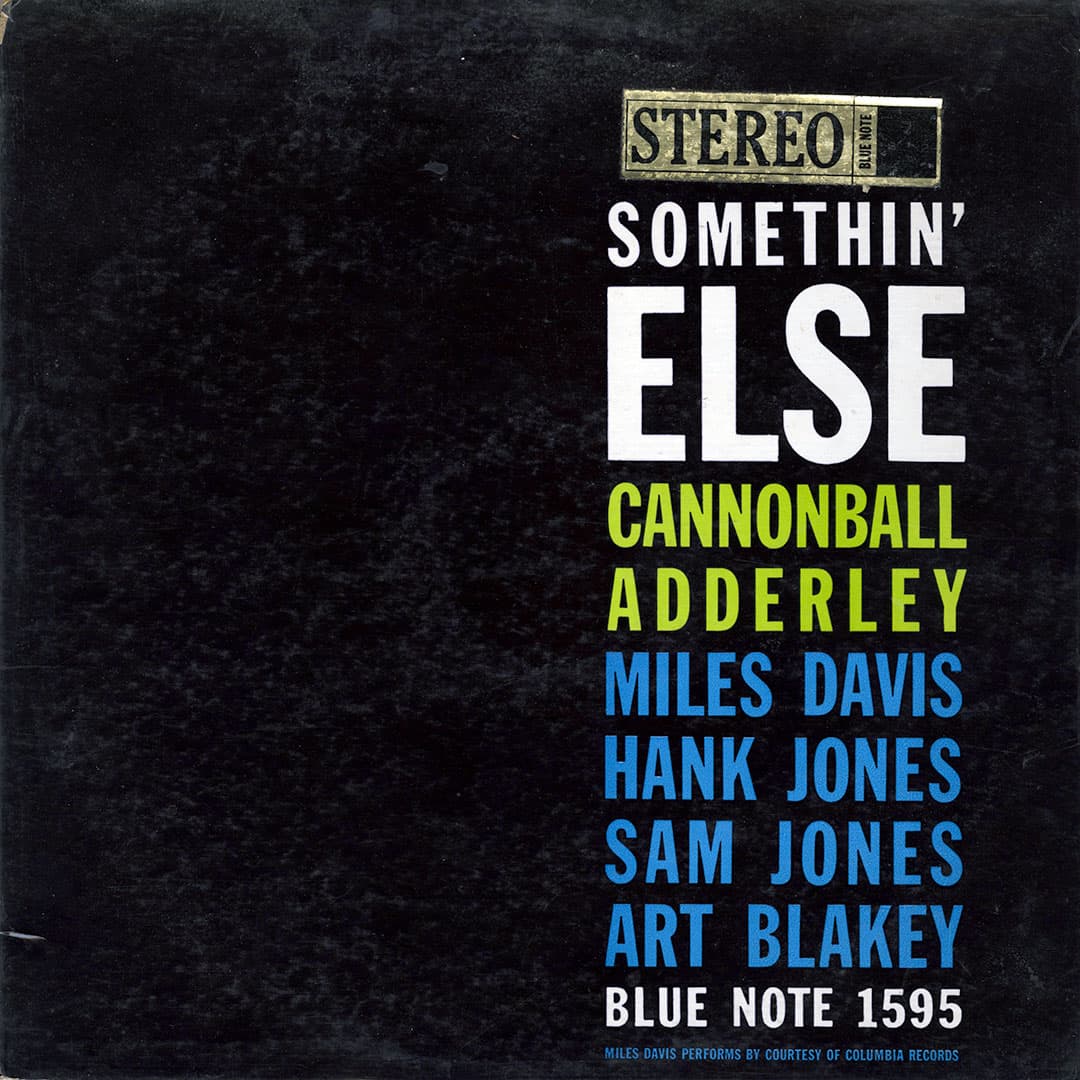 Cannonball Adderley - Somethin’ Else - lp
