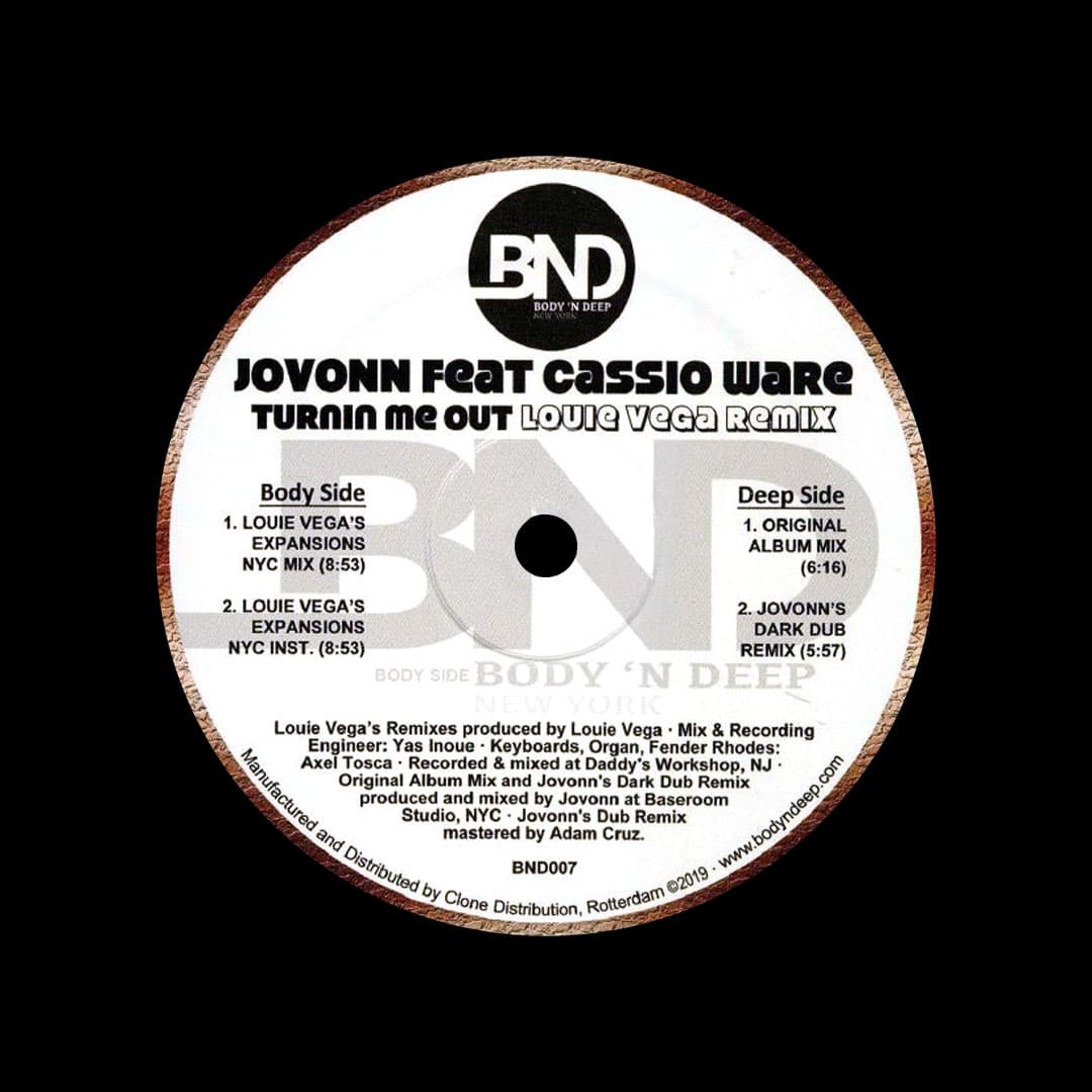 Jovonn - Turnin Me Out (Louie Vega remix) - 12