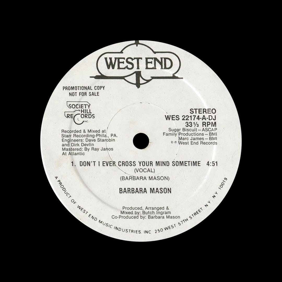 Barbara Mason - Don’t I Ever Cross Your Mind - 12