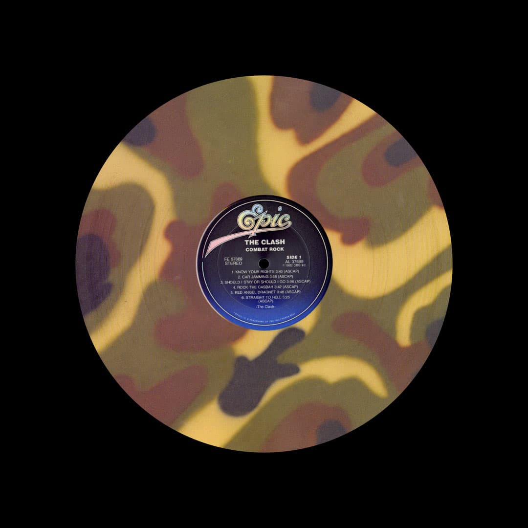 The Clash - Combat Rock - camo