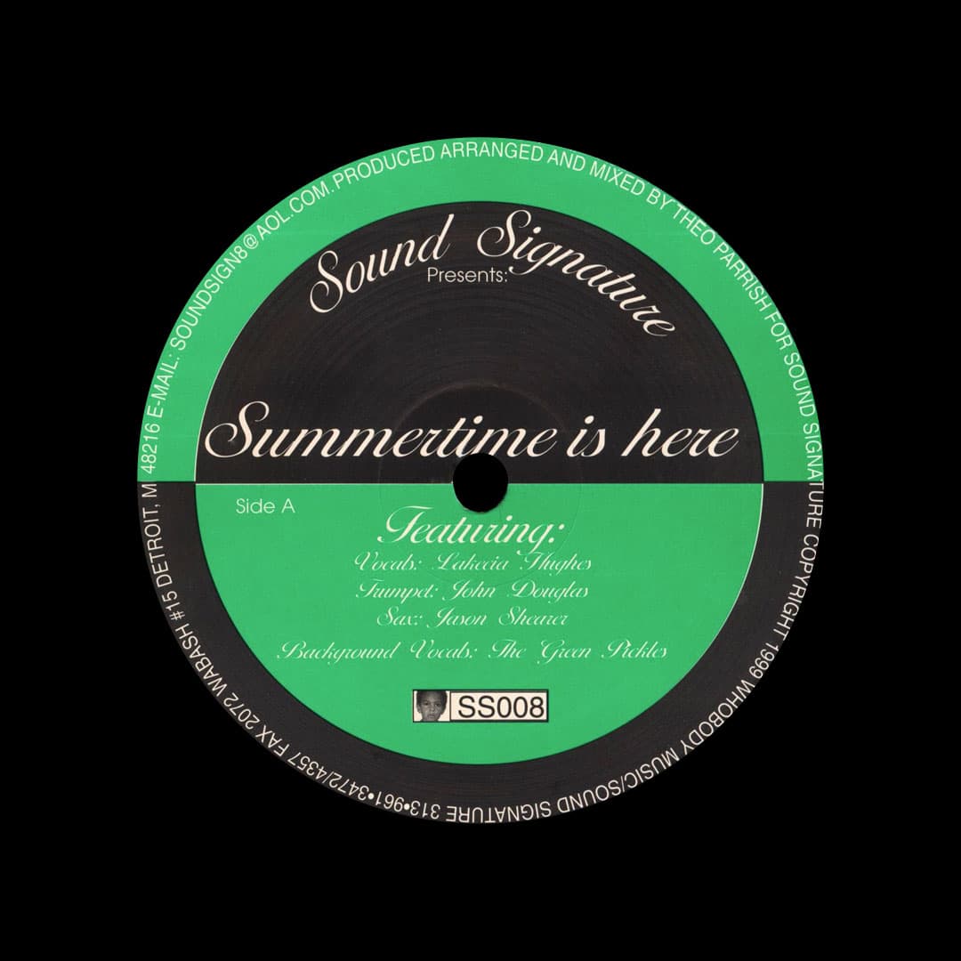 Theo Parrish - Summertime Is Here - 12
