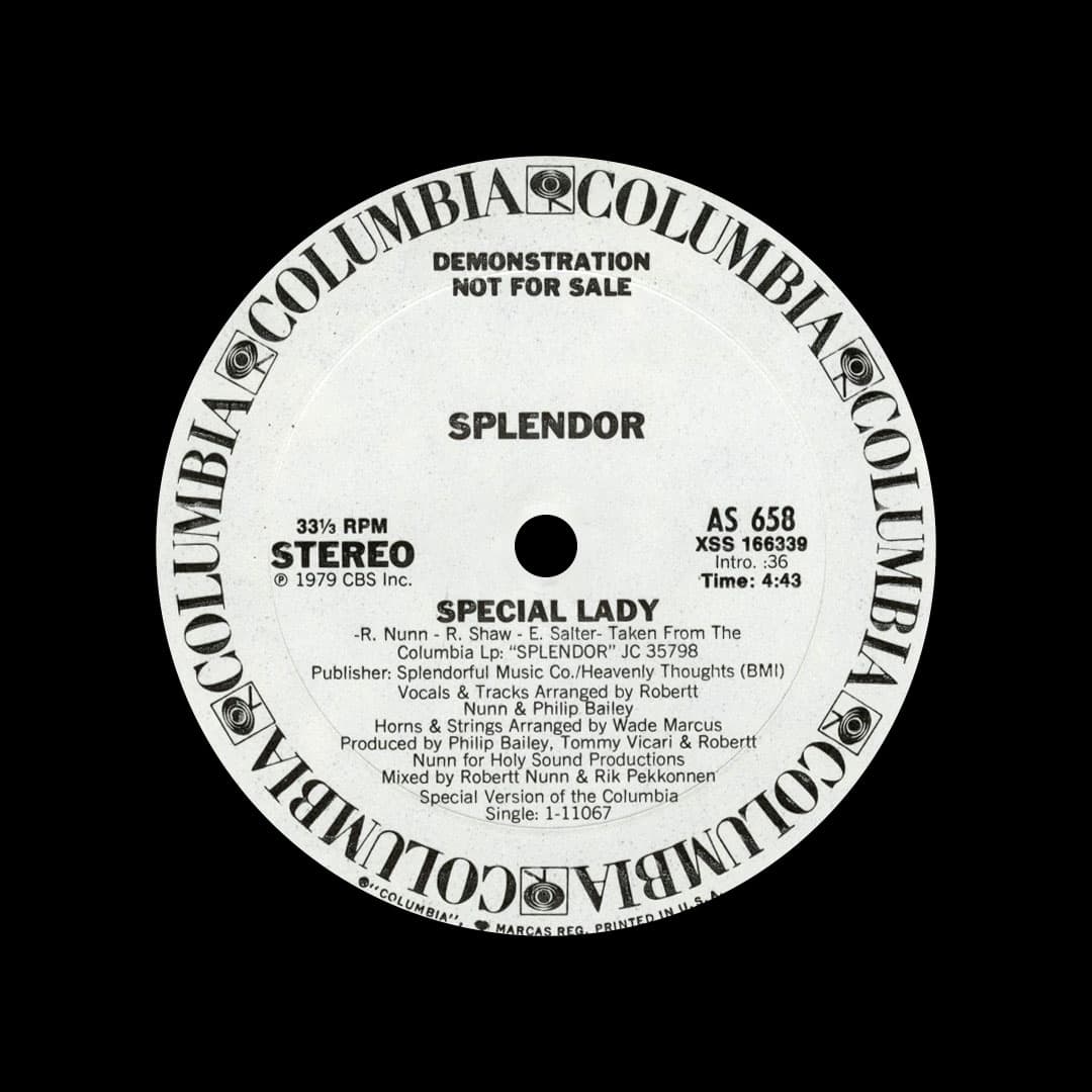Splendor - Take Me To Your Disco / Special Lady - 12