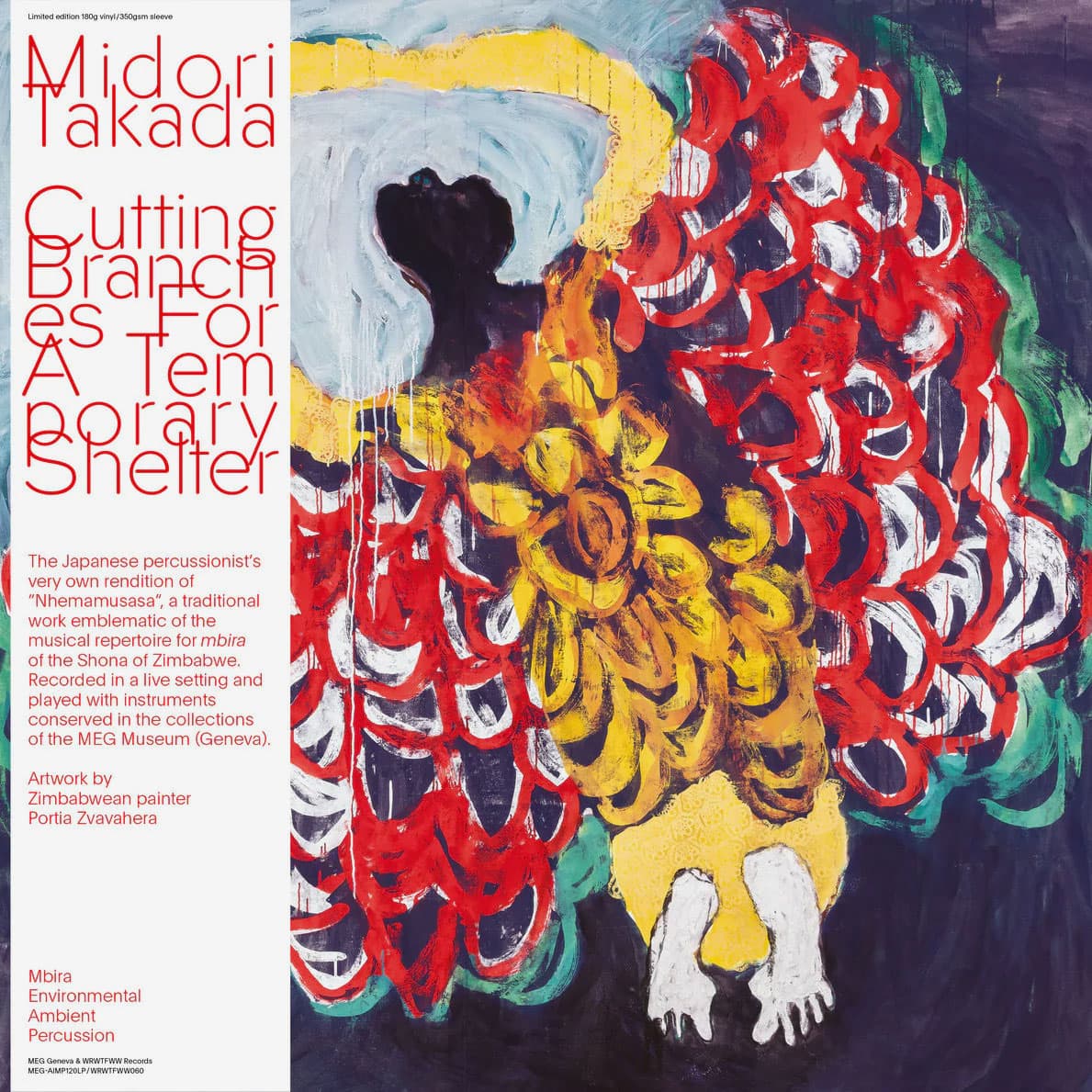Midori Takada - Cutting Branches For A Temporary Shelter - lp