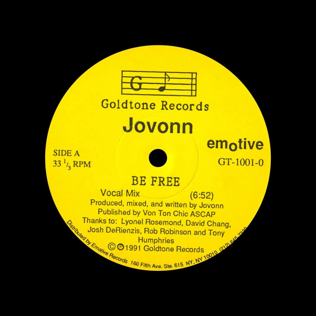 Jovonn - Be Free - 12