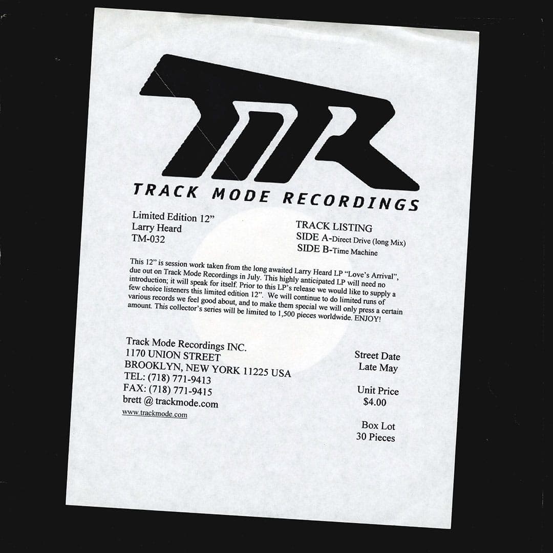 Larry Heard - Direct Drive / Time Machine - 12