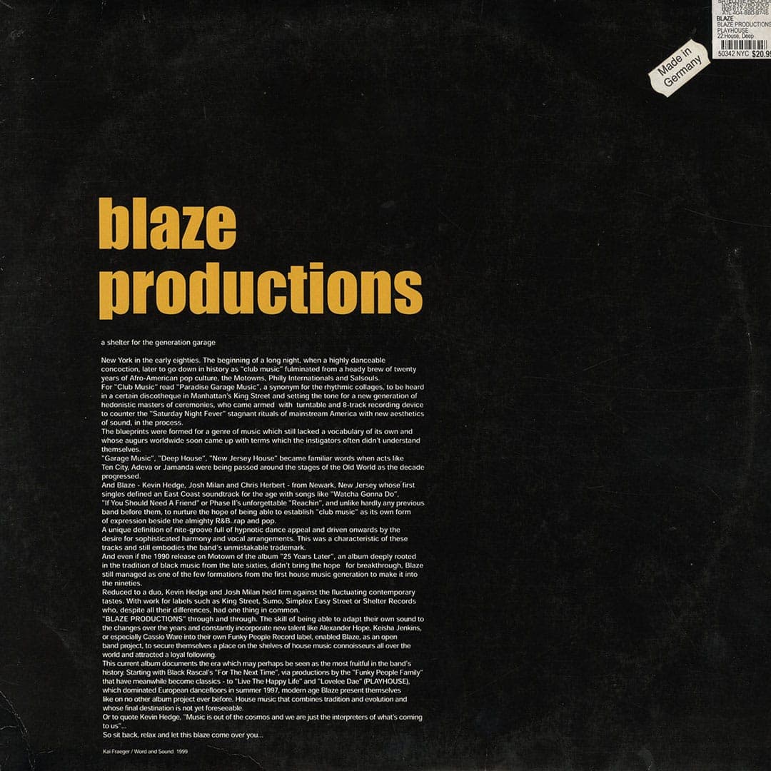 Blaze - Blaze Productions - 2x12