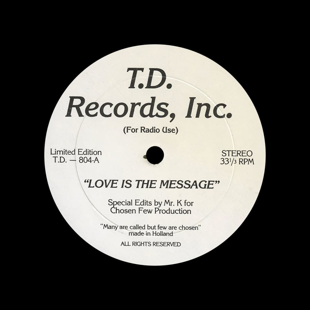 Love Is The Message / My First Mistake