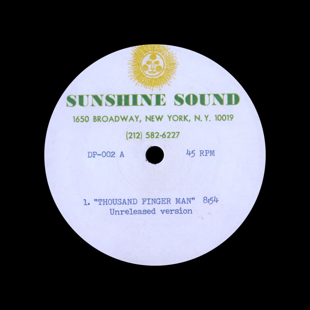Thousand Finger Man / Dancin And Prancin (Unreleased Versions)