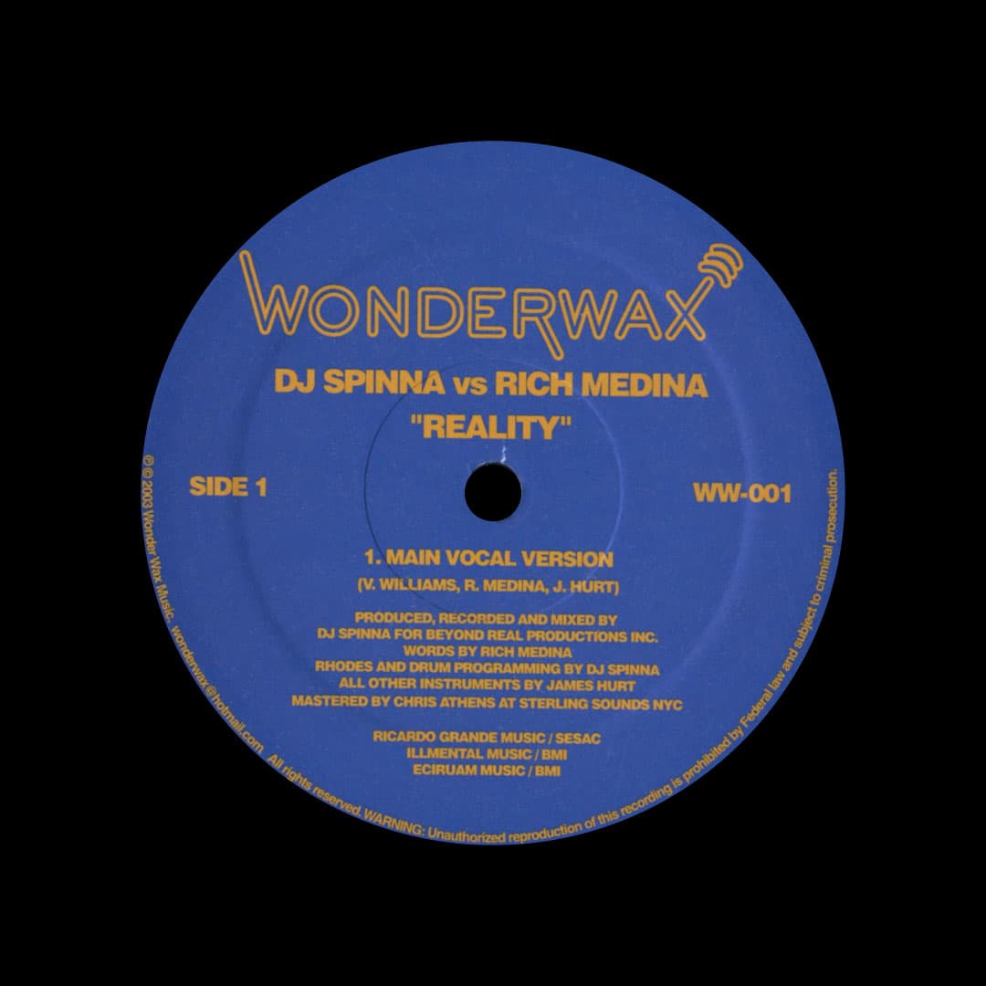 DJ Spinna, Rich Medina - Reality - 12