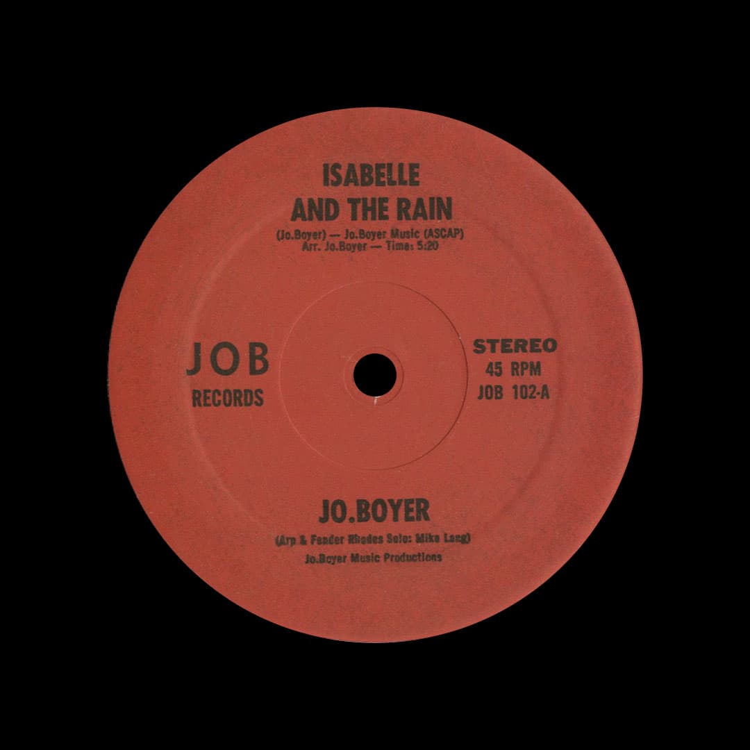 Jo Boyer - Isabelle And The Rain / Milady - 12