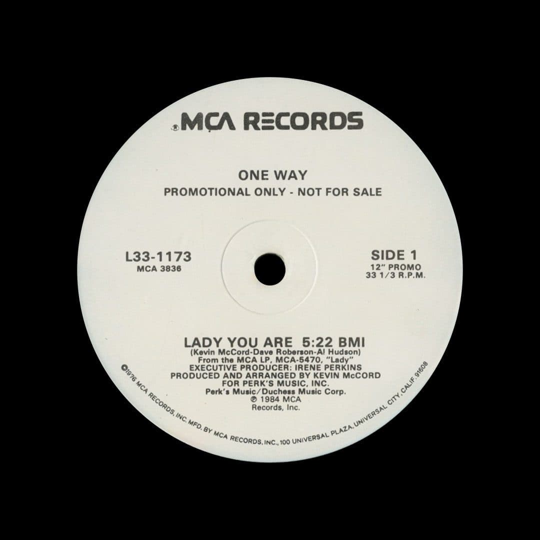 One Way - Lady You Are / Mr Groove - 12