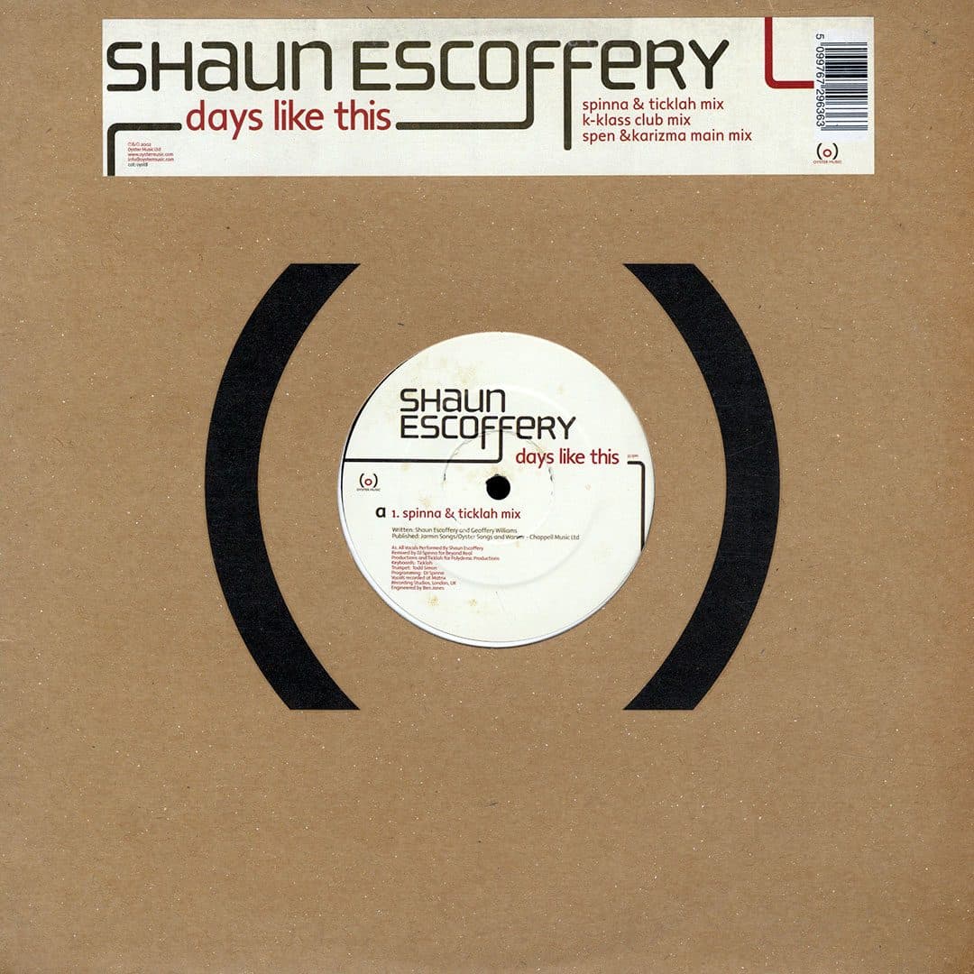 Shaun Escoffery - Days Like This - 12
