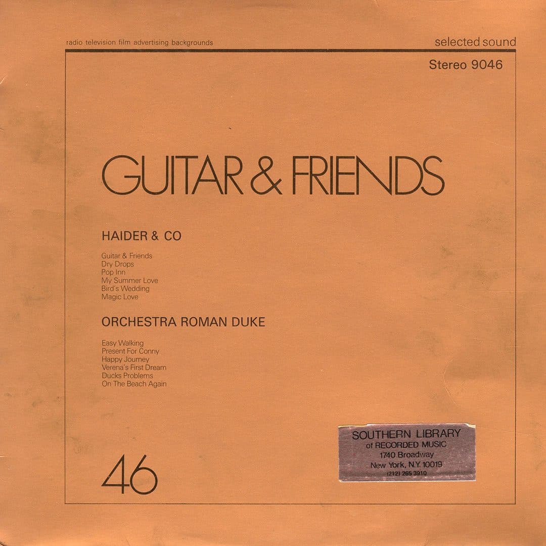 Hans Haider & Co - Guitar & Friends - lp