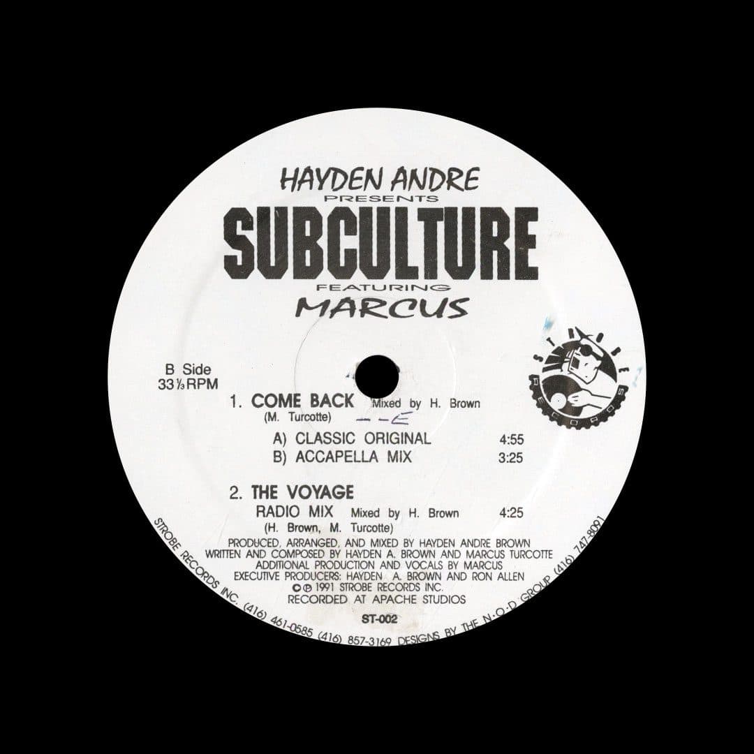 Hayden Andre Brown, Subculture, Marcus Turcotte - The Voyage - 12