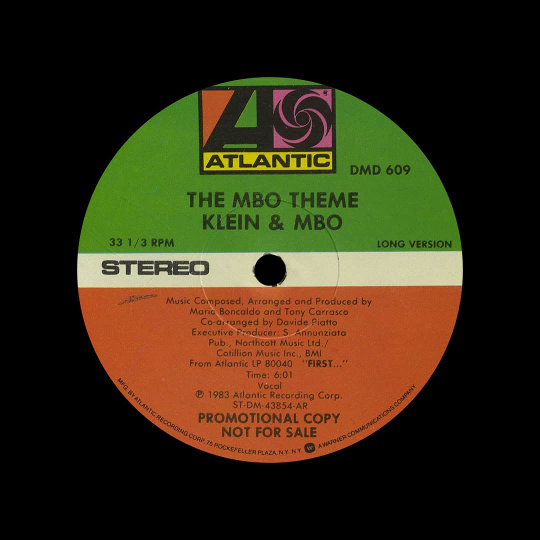 Klein & MBO - The MBO Theme - 12