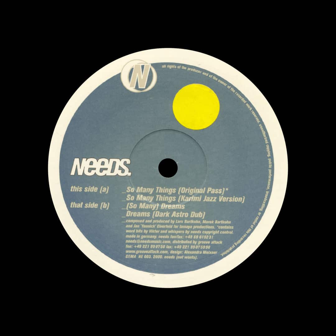 Needs - So Many Things - 12