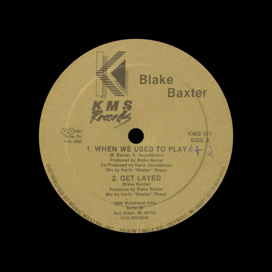 Blake Baxter - When We Used To Play - 12
