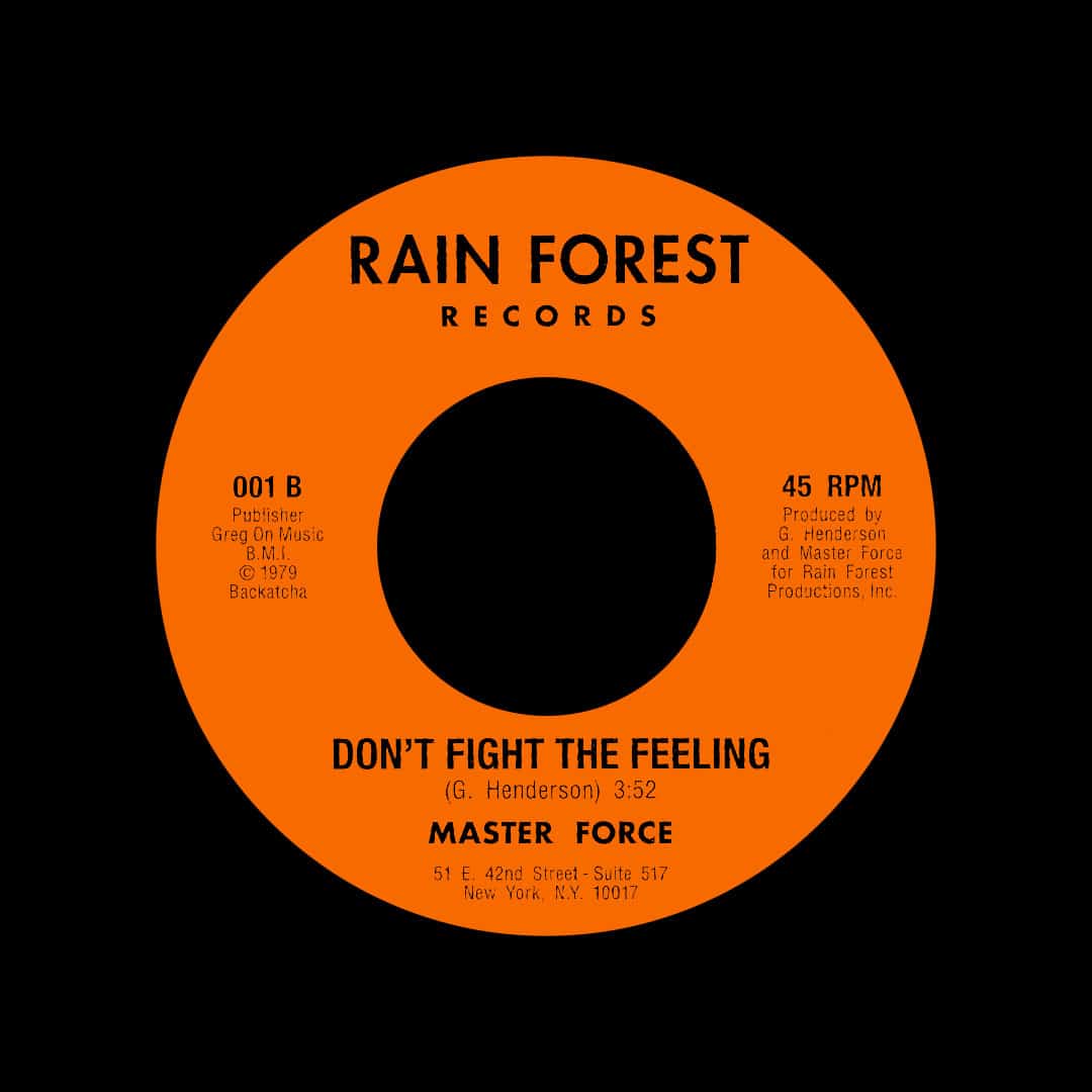 Master Force - Don’t Fight The Feeling / Hey Girl - 7