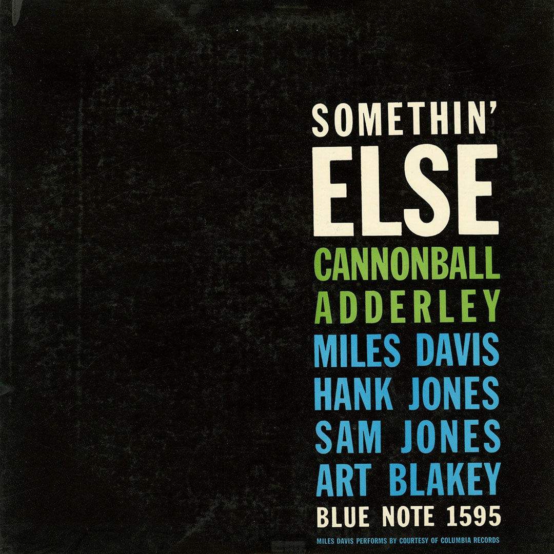 Cannonball Adderley - Somethin’ Else - lp