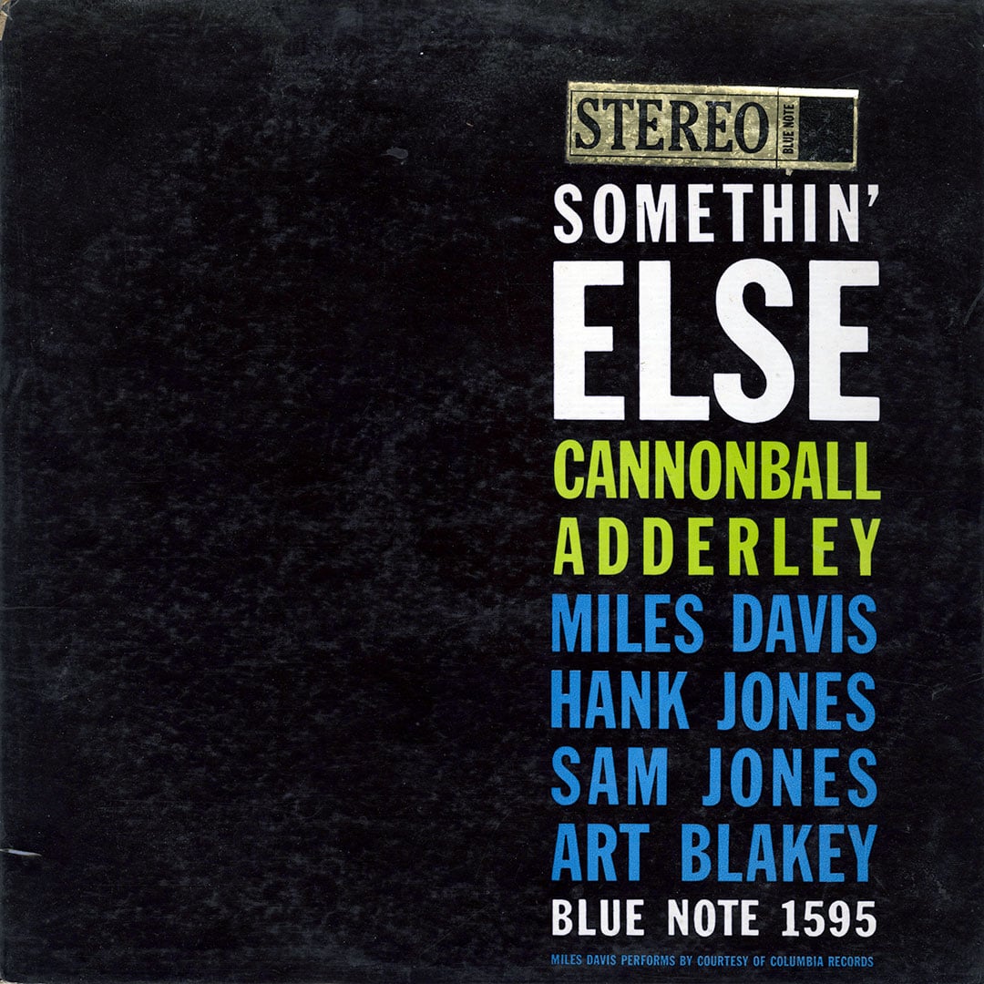 Cannonball Adderley - Somethin’ Else - lp