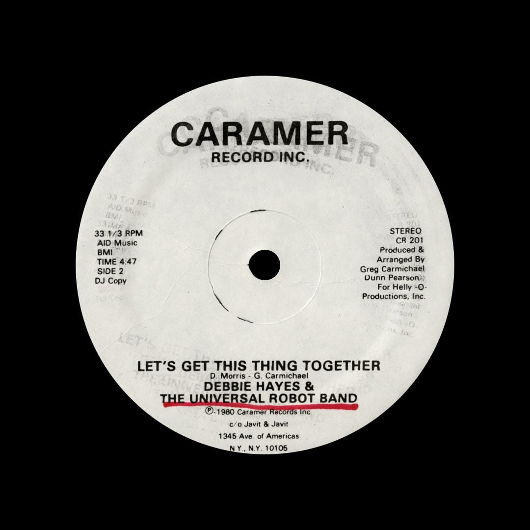 Debbie Hayes, Universal Robot Band - Let’s Get This Thing Together - original
