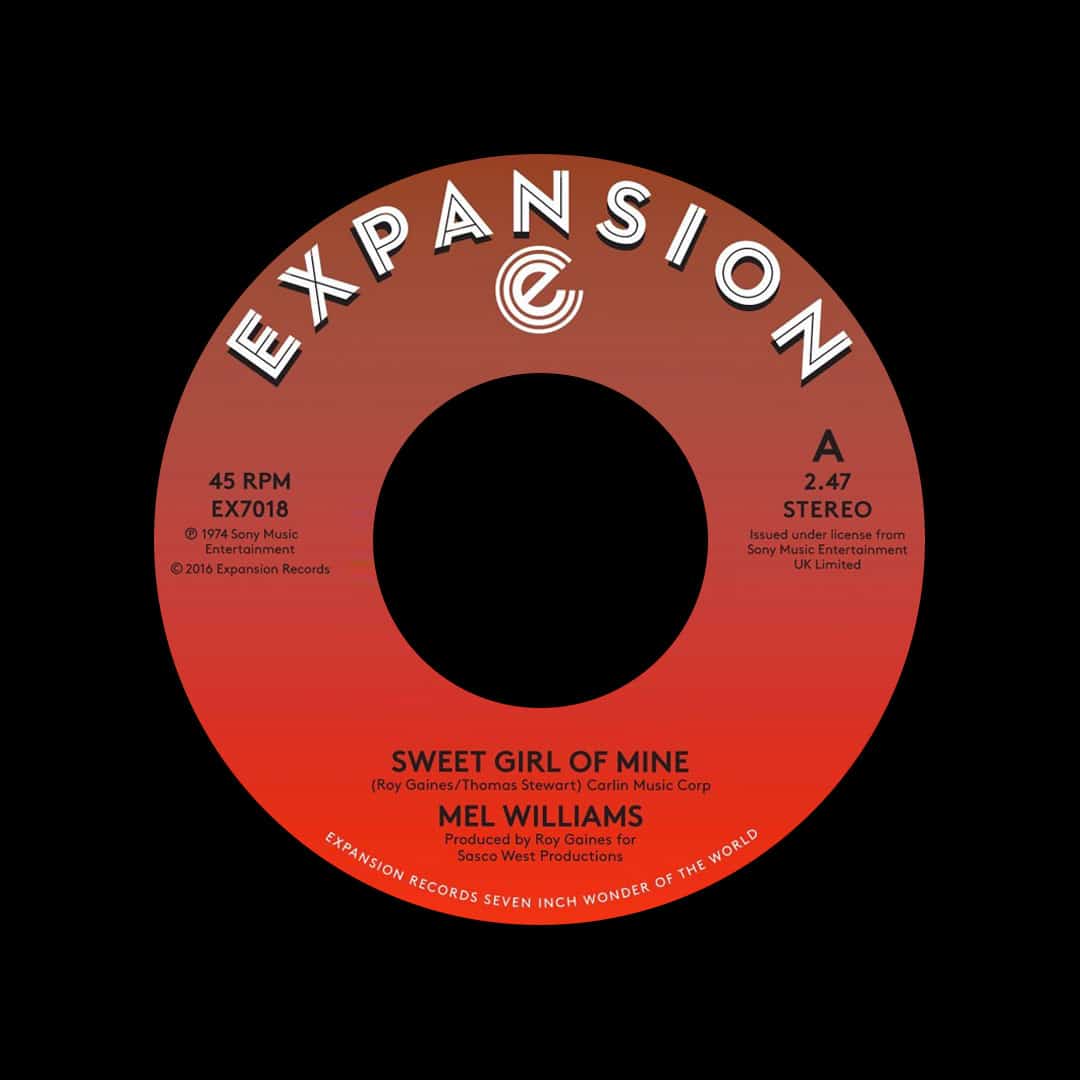 Mel Williams - Sweet Girl Of Mine / Turn Me On - 7