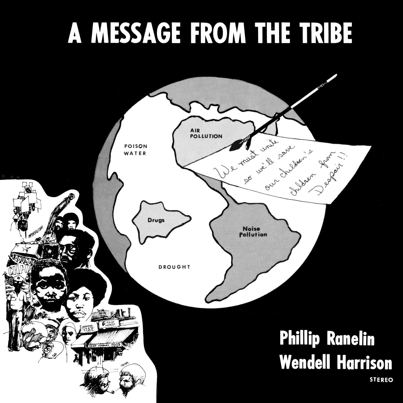 Phillip Ranelin, Wendell Harrison - Message From The Tribe - lp