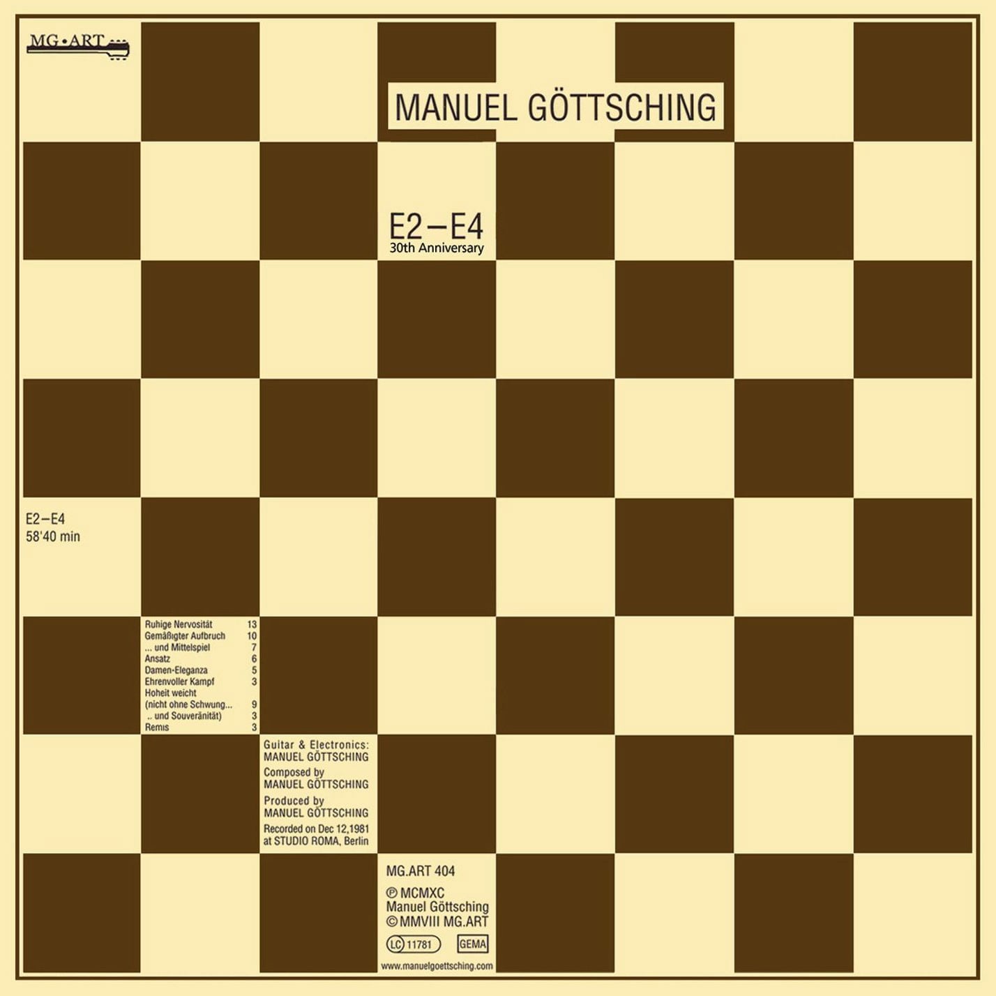 Manuel Göttsching - E2-E4 - lp