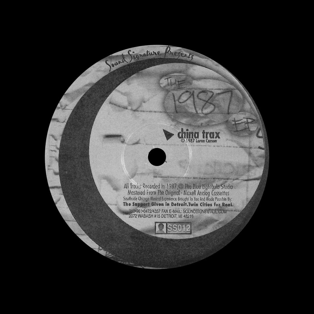 Leron Carson, Theo Parrish - The 1987 EP - 12