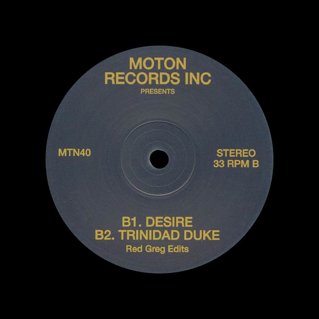 Red Greg - Movin / Desire / Trinidad Duke - 12