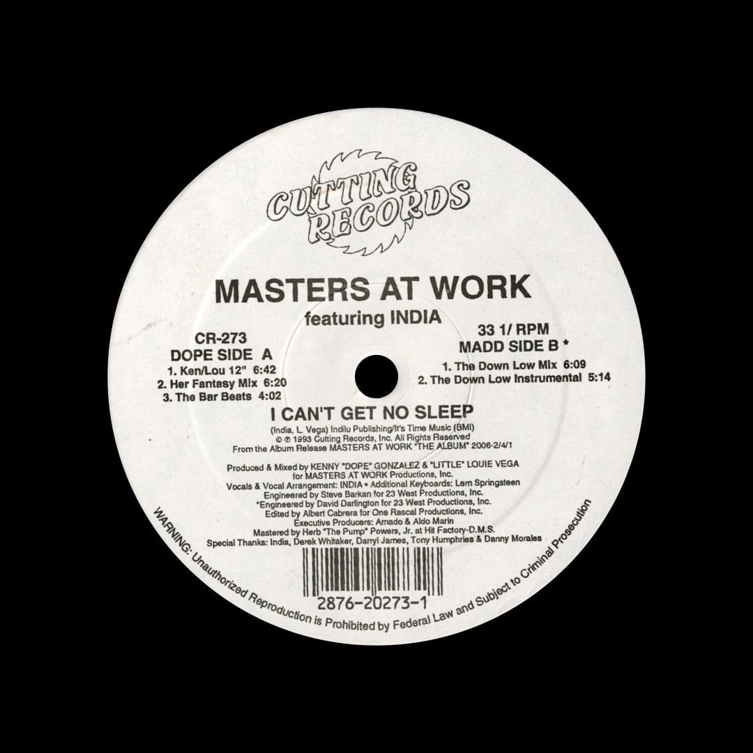 Masters At Work - I Can’t Get No Sleep - 12