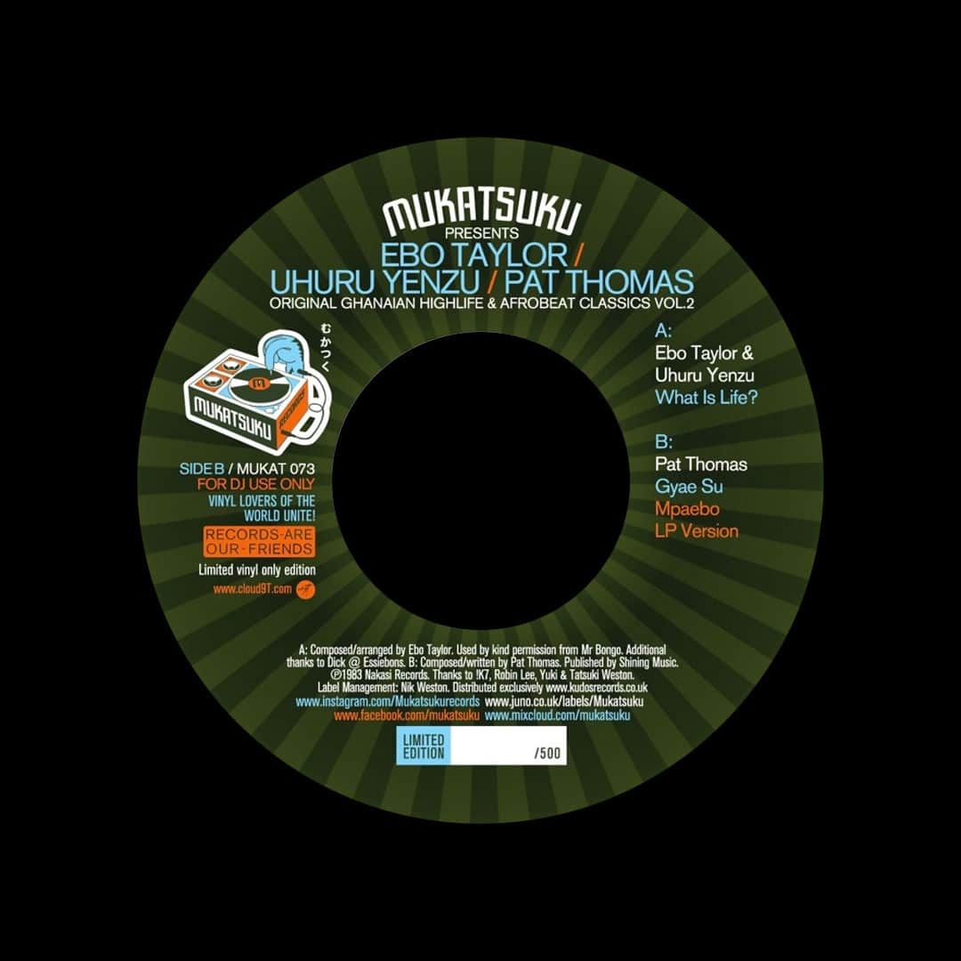 Ebo Taylor, Pat Thomas, Uhuru Yenzu - Original Ghanaian Highlife & Afrobeat, Vol. 2 - 7