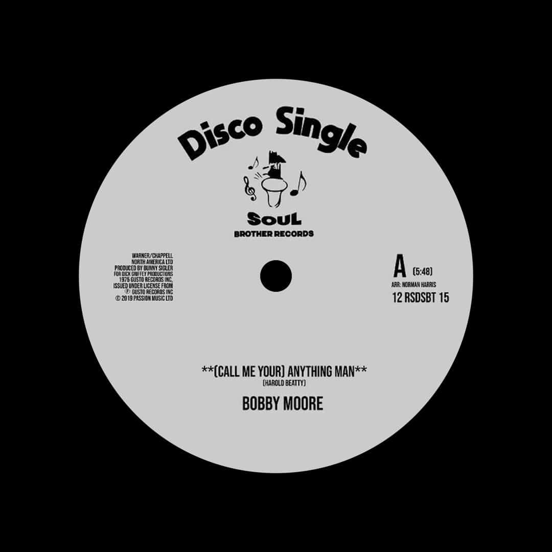 Bobby Moore - Anything Man / I Get Lifted - 12