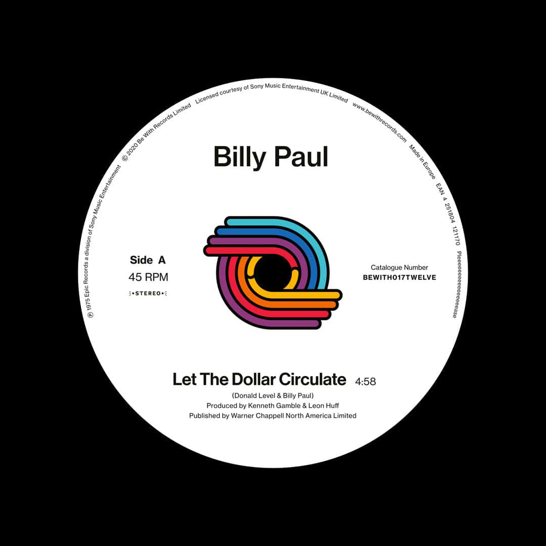 Billy Paul - Let The Dollar Circulate / East - 12