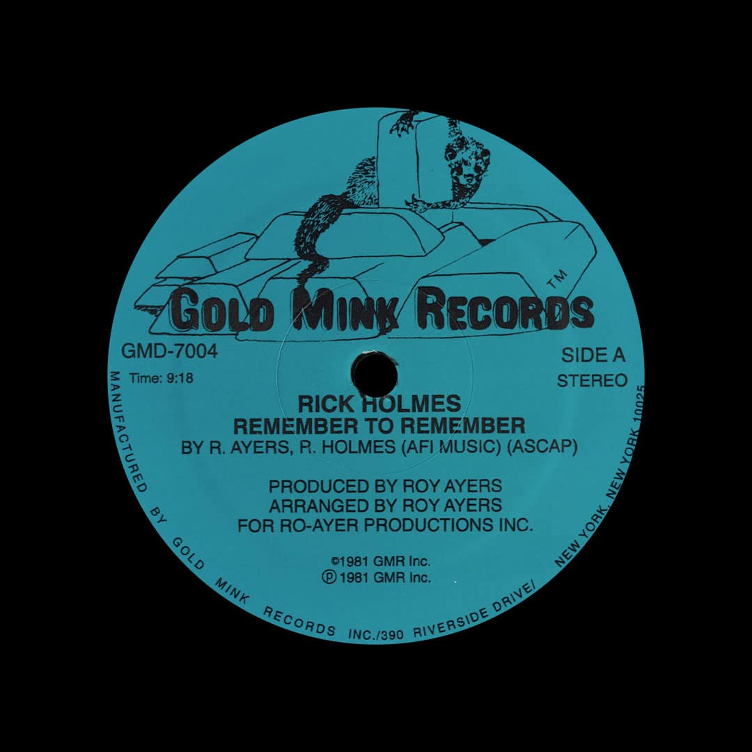 Rick Holmes - Remember To Remember - 12