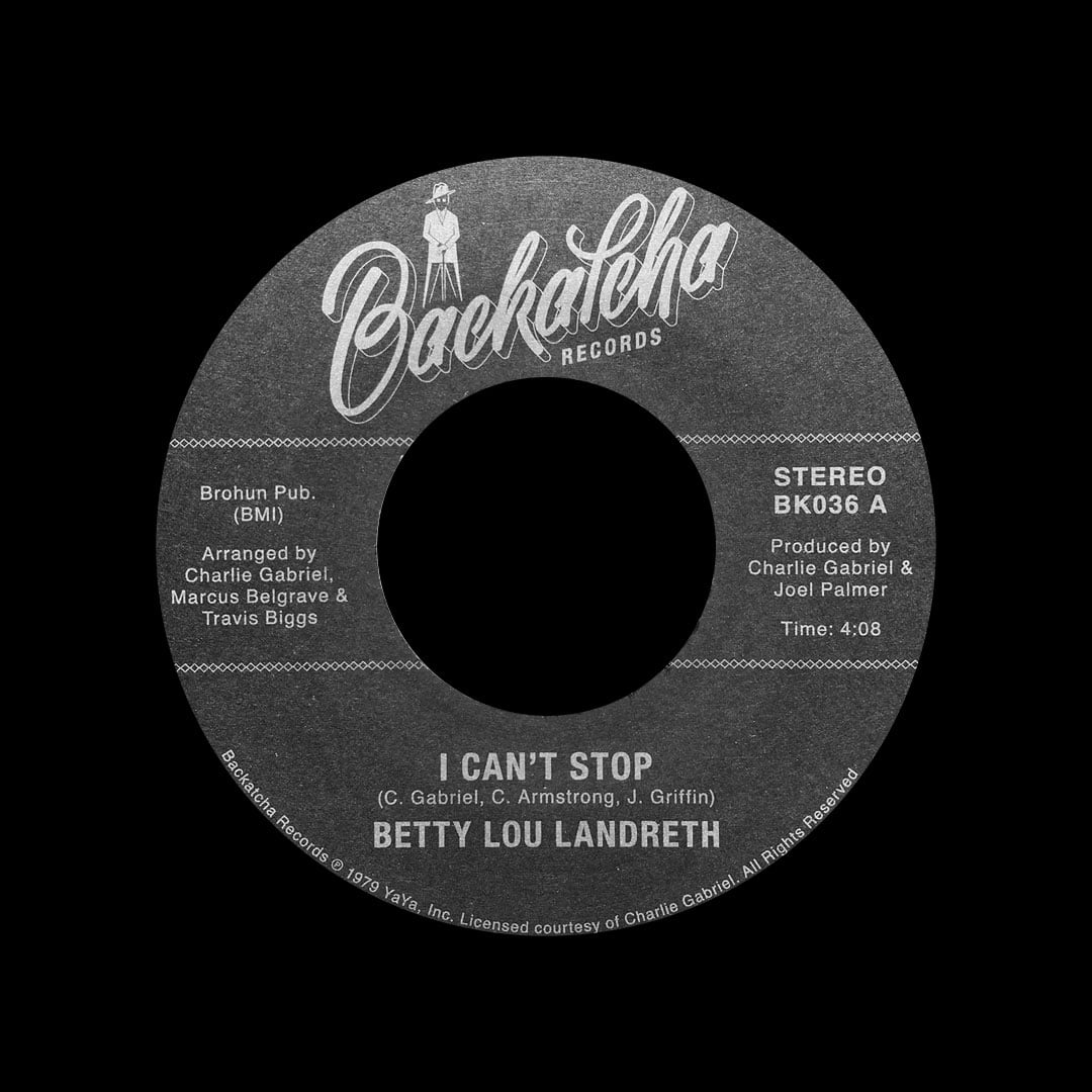 Betty Lou Landreth - I Can’t Stop - 7