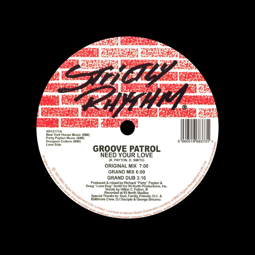 Groove Patrol - Need Your Love / Dancin’ To The Music - 12