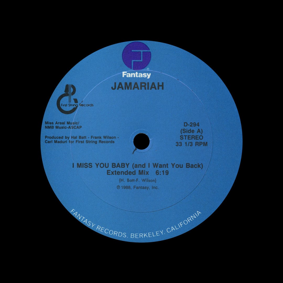 Jamariah - I Miss You Baby - 12