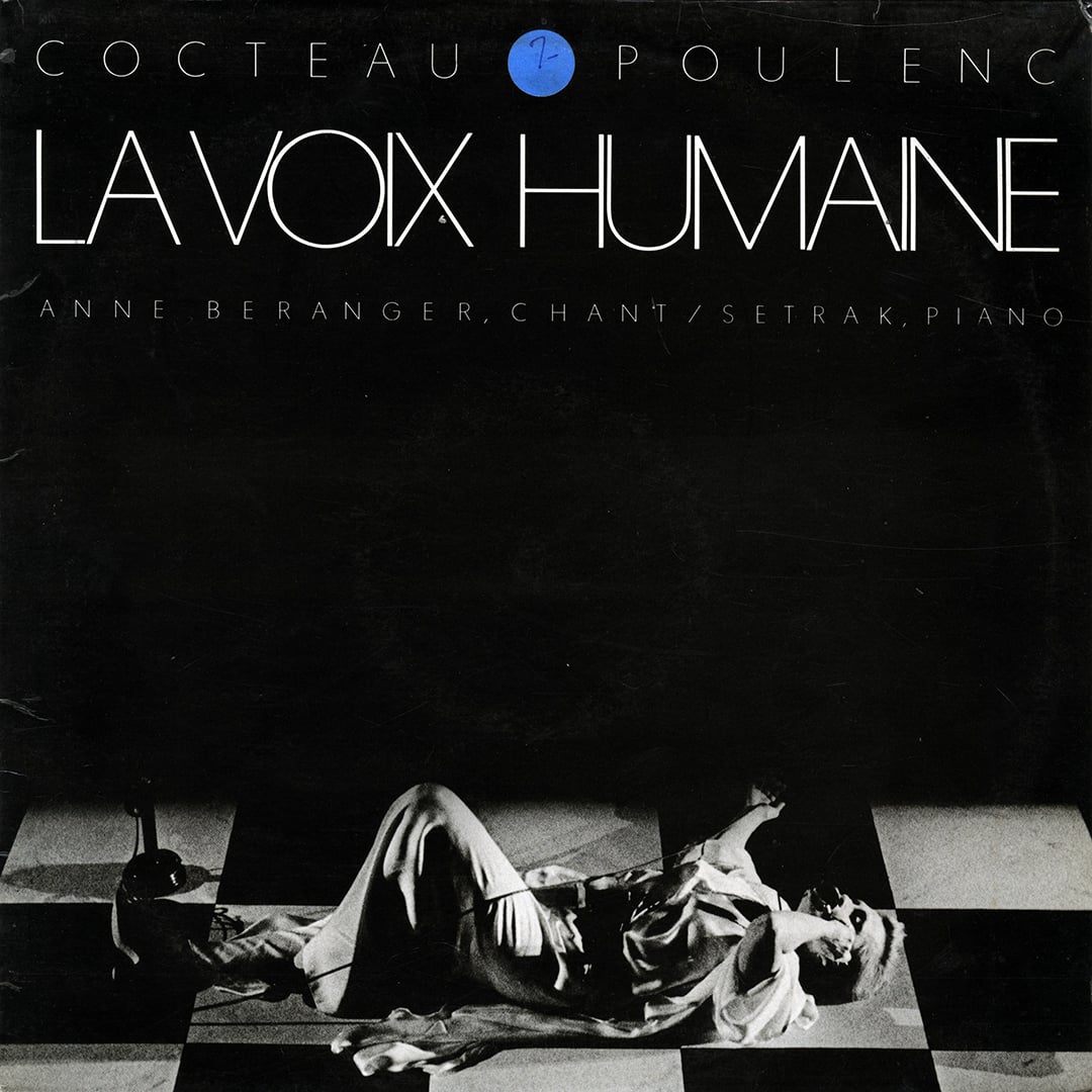 Cocteau, Poulenc - La Voix Humaine - lp