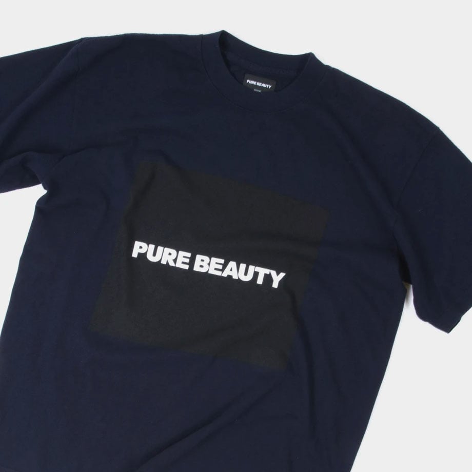 SS Navy (Black) Box Logo T-Shirt