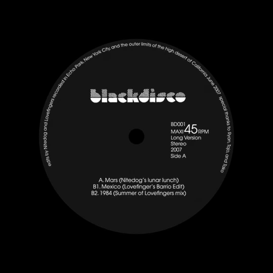 Lovefingers, Nitedog - Blackdisco, Vol. 1 - 12