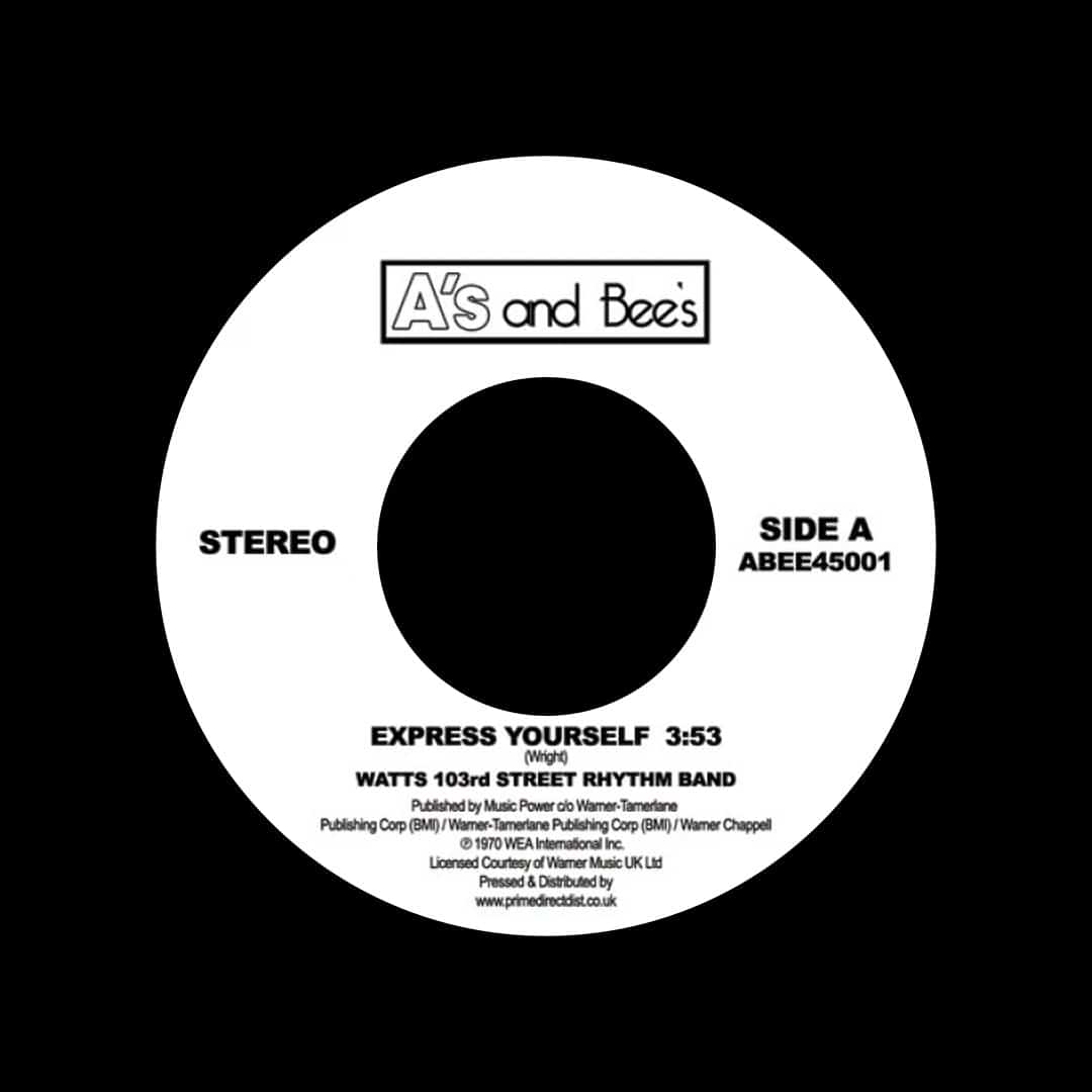 The Meters, Watts 103rd Street Rhythm Band - Express Yourself / Just Kissed My Baby - 7