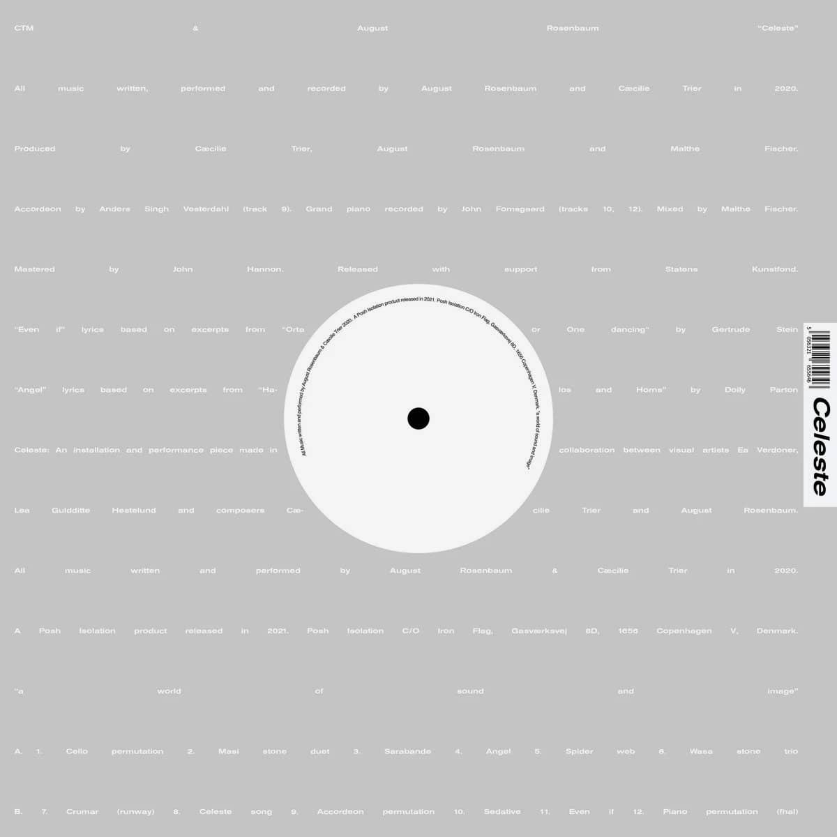 August Rosenbaum, CTM - Celeste - lp