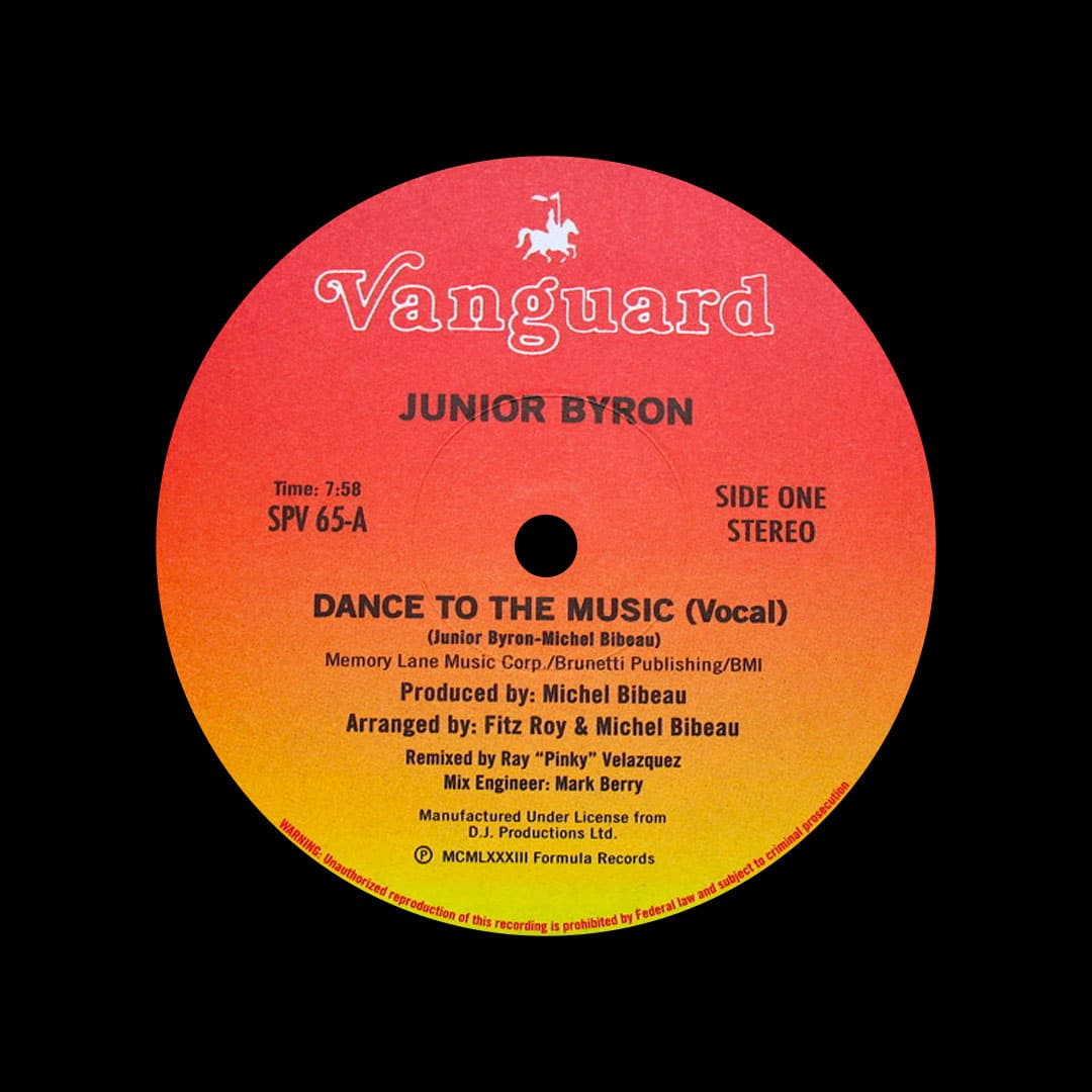 Junior Byron - Dance To The Music - 12
