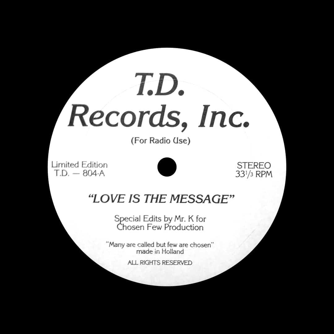 MFSB, The Chi-Lites - Love Is The Message / My First Mistake (Danny Krivit edits) - 12