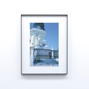 Blue And White Postcard