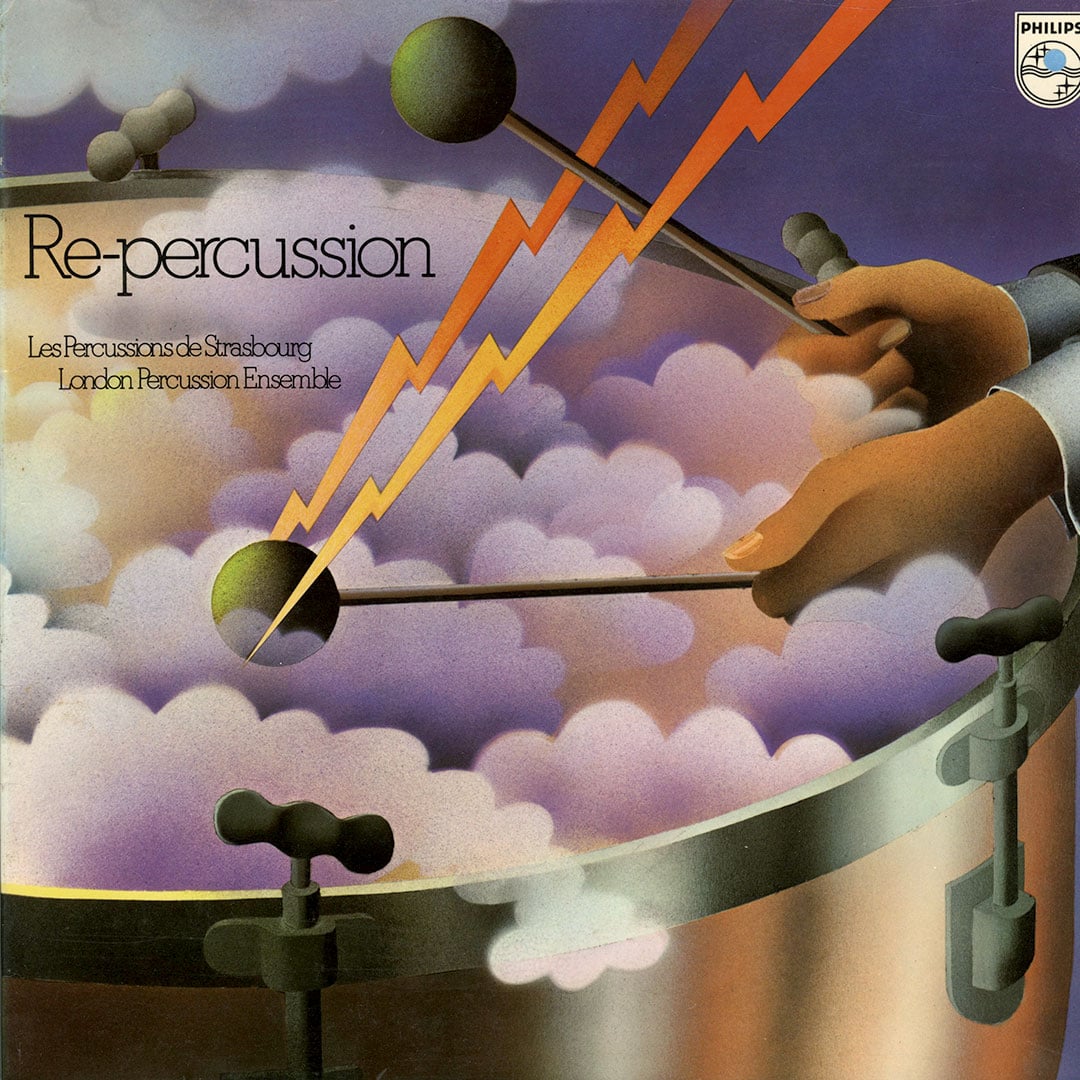 Les Percussions De Strasbourg, London Percussion Ensemble - Re-percussion - lp