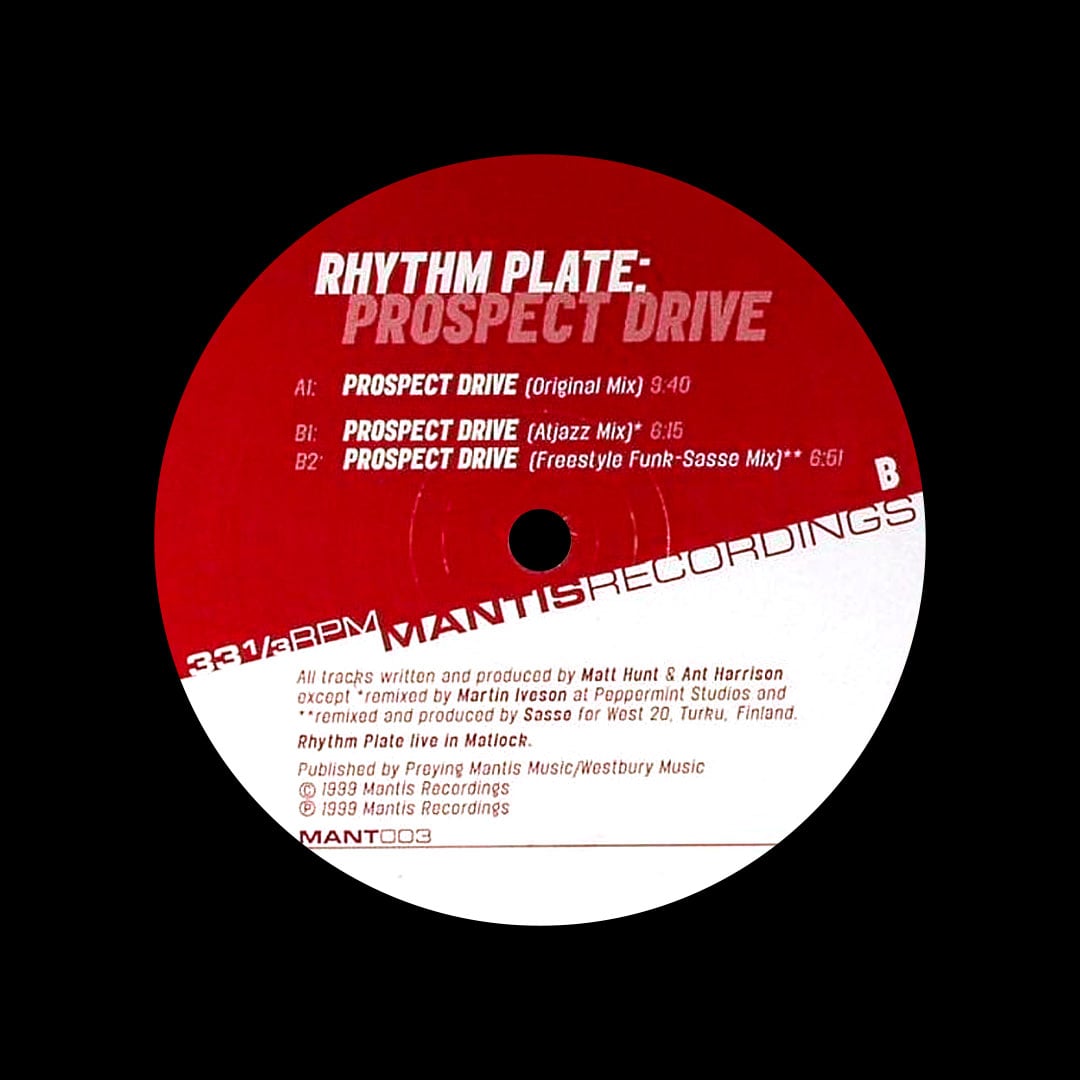 Rhythm Plate - Prospect Drive - 12