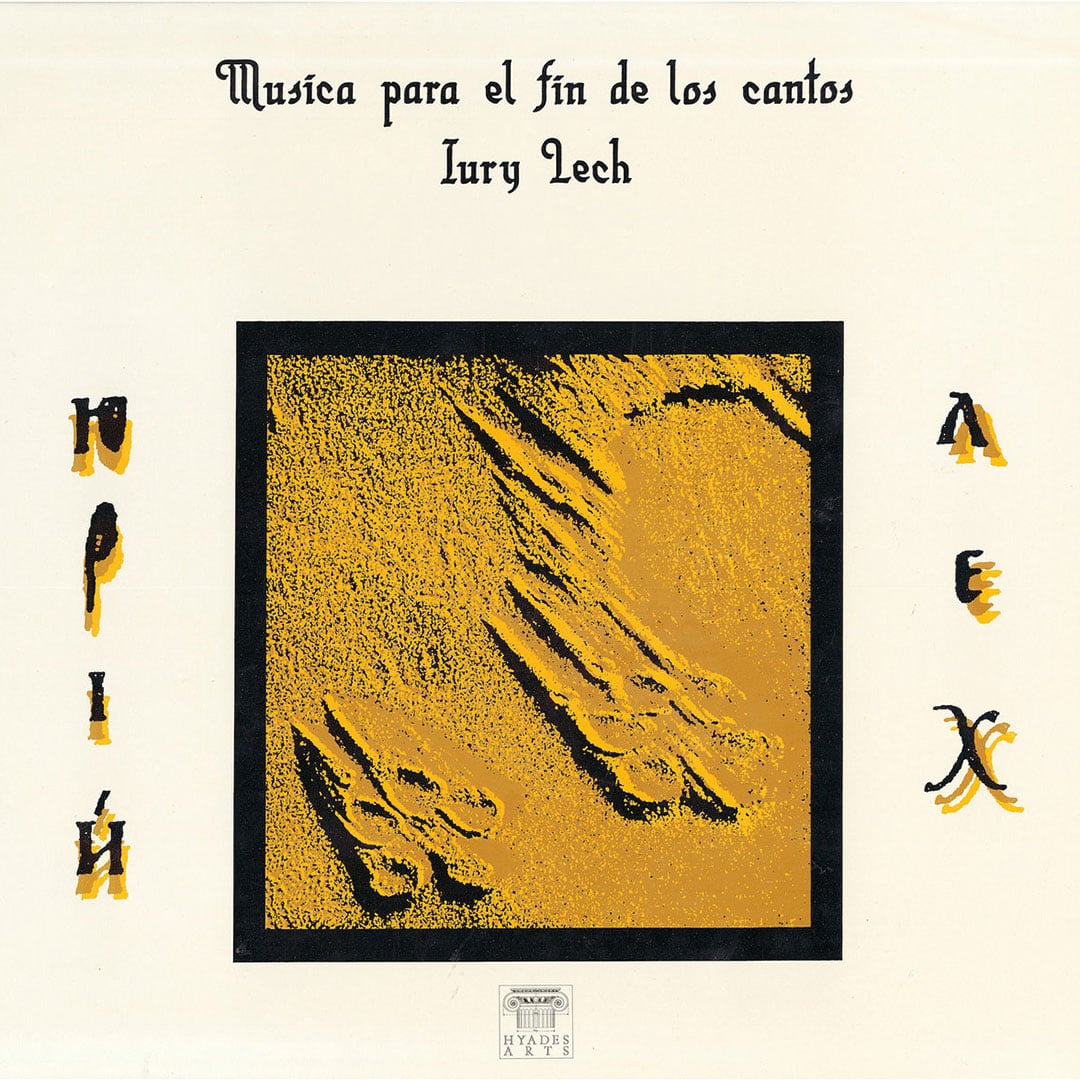 Música Para El Fin De Los Cantos